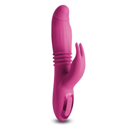 Inya Passion Throbbing and Thrusting Rabbit Vibrator NS Novelties Pink